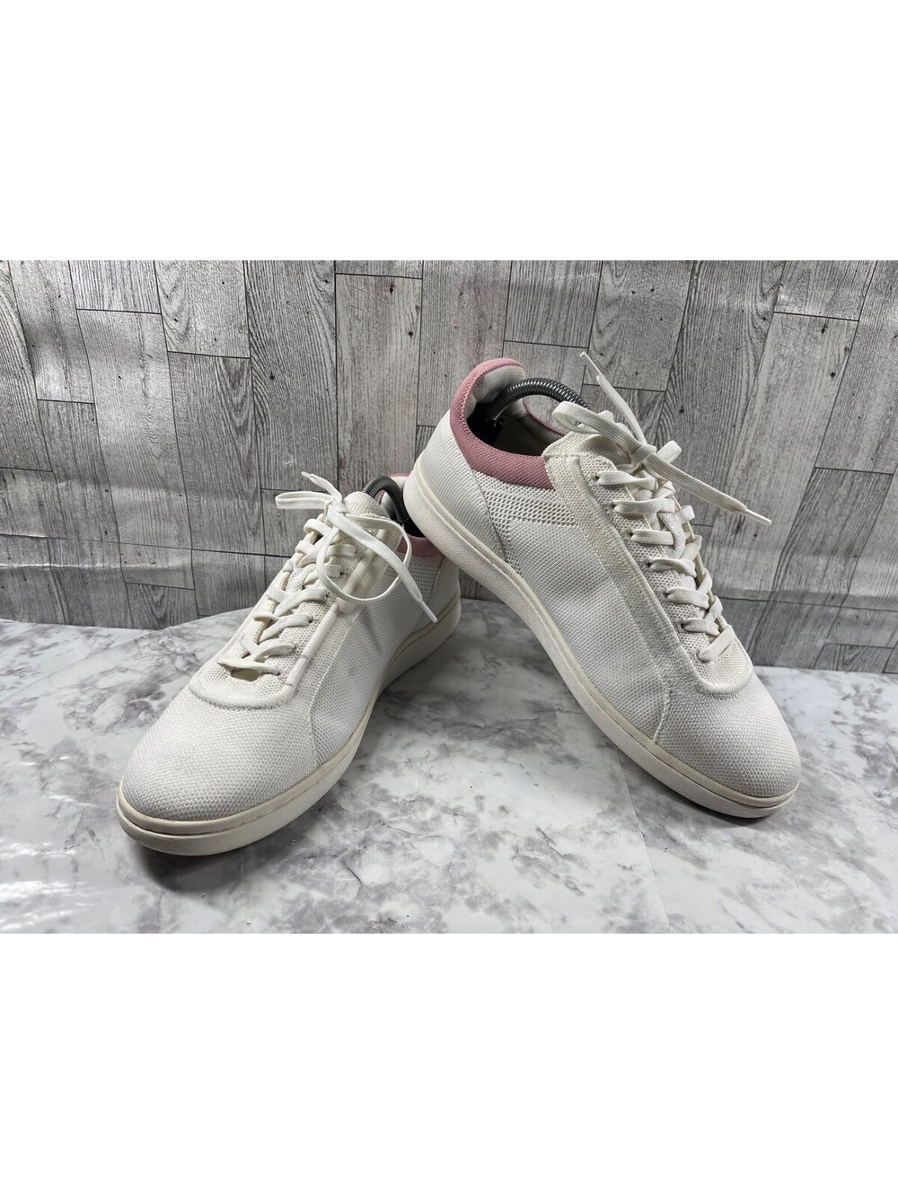 Vivaia V Prime Casual Sneakers Women 10.5 Running Shoes White Pink Knit Trainers